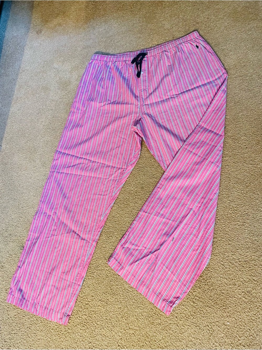 Ralph Lauren Men’s Pink Multi-Stripe Pajama Pants